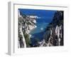 Cassis, Calanque d'En Vau, Bouches-Du-Rhone, Provence, France, Mediterranean-Bruno Morandi-Framed Photographic Print