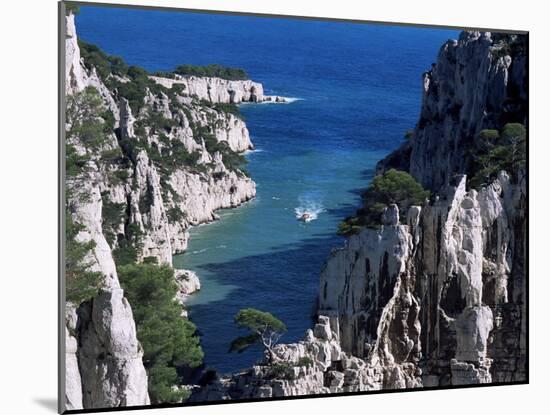 Cassis, Calanque d'En Vau, Bouches-Du-Rhone, Provence, France, Mediterranean-Bruno Morandi-Mounted Photographic Print