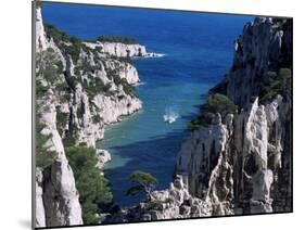 Cassis, Calanque d'En Vau, Bouches-Du-Rhone, Provence, France, Mediterranean-Bruno Morandi-Mounted Photographic Print