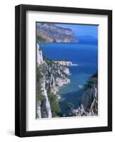 Cassis, Calanque d'En Vau, Cote Des Calanques, Bouches Du Rhone, Mediterranean, Provence, France-Bruno Morandi-Framed Photographic Print