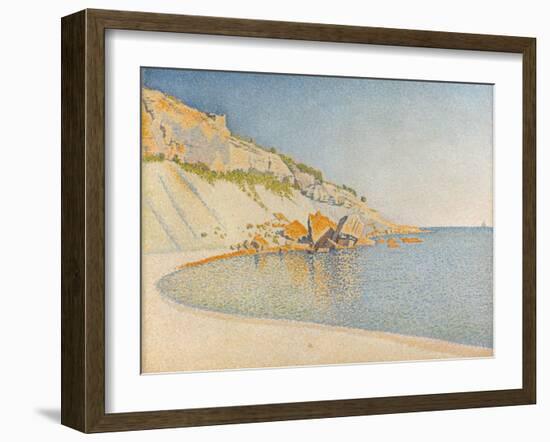 Cassis, Cap Lombard, Opus 196, 1889-Paul Signac-Framed Giclee Print