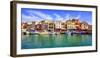 Cassis Old Town Port Promenade, Provence, France-Xantana-Framed Photographic Print