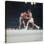 Cassius Clay, aka Muhammad Ali Throwing Famous "Phantom Punch"-George Silk-Stretched Canvas