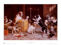 Poker Dogs-Cassius Marcellus Coolidge-Art Print