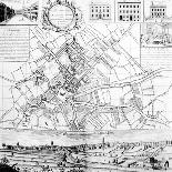 Map of Manchester, 1751-Casson & Berry-Stretched Canvas