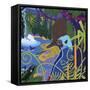 Cassowary In The Rainforest-Cindy Wider-Framed Stretched Canvas