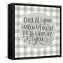 Cast All Your Anxiety On Him-Imperfect Dust-Framed Stretched Canvas