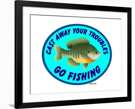 Cast Away Troubles-Mark Frost-Framed Giclee Print