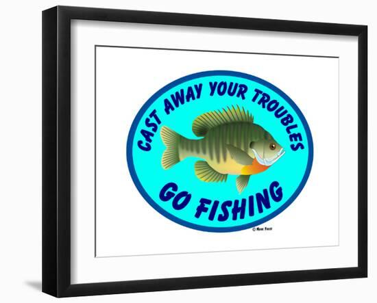 Cast Away Troubles-Mark Frost-Framed Giclee Print