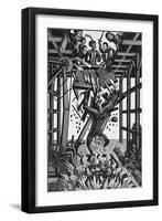 Cast Down, from 'The Famous Tragedy of the Rich Jew in Malta'-Eric Ravilious-Framed Giclee Print