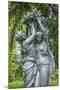Cast iron allegories in City Hall Garden, Epernay, Champagne, France-Lisa S. Engelbrecht-Mounted Photographic Print