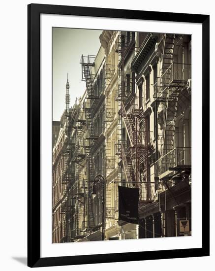 Cast Iron Architecture, Greene Street, Soho, Manhattan, New York City, USA-Jon Arnold-Framed Photographic Print