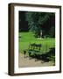 Cast Iron Bench and Fountain-Karl Friedrich Schinkel-Framed Giclee Print