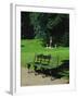 Cast Iron Bench and Fountain-Karl Friedrich Schinkel-Framed Giclee Print