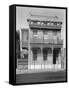 Cast iron grillwork house near Lee Circle on Saint Charles Avenue, New Orleans, Louisiana, 1936-Walker Evans-Framed Stretched Canvas