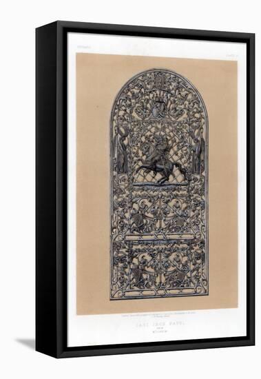 Cast Iron Panel from Mulheim, Germany, 19th Century-John Burley Waring-Framed Stretched Canvas