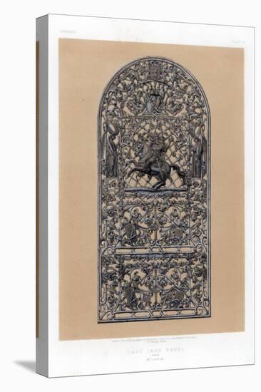 Cast Iron Panel from Mulheim, Germany, 19th Century-John Burley Waring-Stretched Canvas