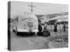 Cast Members of the Grand Ole Opry Loading onto a Bus During their Tour-Yale Joel-Stretched Canvas