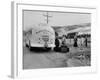 Cast Members of the Grand Ole Opry Loading onto a Bus During their Tour-Yale Joel-Framed Photographic Print