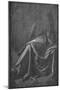 'Cast of Drapery for a Seated Figure', c1475 (1945)-Leonardo Da Vinci-Mounted Giclee Print