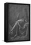 'Cast of Drapery for a Seated Figure', c1475 (1945)-Leonardo Da Vinci-Framed Stretched Canvas