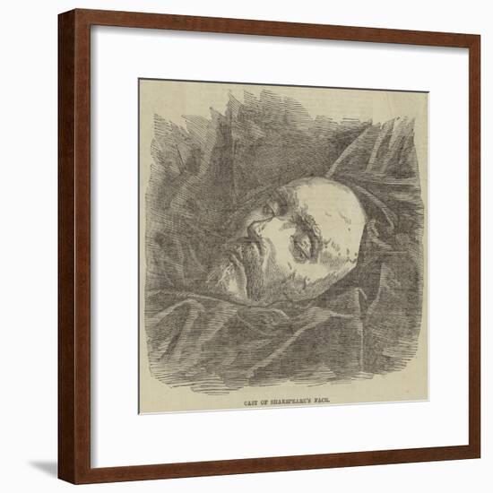 Cast of Shakespeare's Face-null-Framed Giclee Print