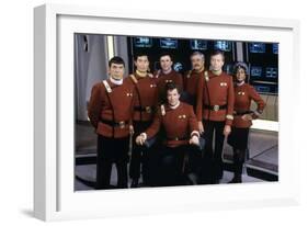 Cast of Star Trek V: The Final Frontier, 1989 (photo)-null-Framed Photo