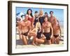 Cast of Syndicated Tv Series Baywatch Filming an Episode in Huntington Beach, Ca-Mirek Towski-Framed Premium Photographic Print