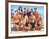 Cast of Syndicated Tv Series Baywatch Filming an Episode in Huntington Beach, Ca-Mirek Towski-Framed Premium Photographic Print