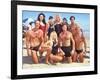 Cast of Syndicated Tv Series Baywatch Filming an Episode in Huntington Beach, Ca-Mirek Towski-Framed Premium Photographic Print