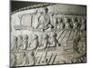 Cast of the Trajan's Column, Detail: Relief of Roman Fleet across the Adriatic Sea-null-Mounted Giclee Print