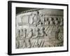 Cast of the Trajan's Column, Detail: Relief of Roman Fleet across the Adriatic Sea-null-Framed Giclee Print