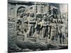 Cast of Trajan's Column, Detail of Embarking of Legions to Dacian War-null-Mounted Giclee Print