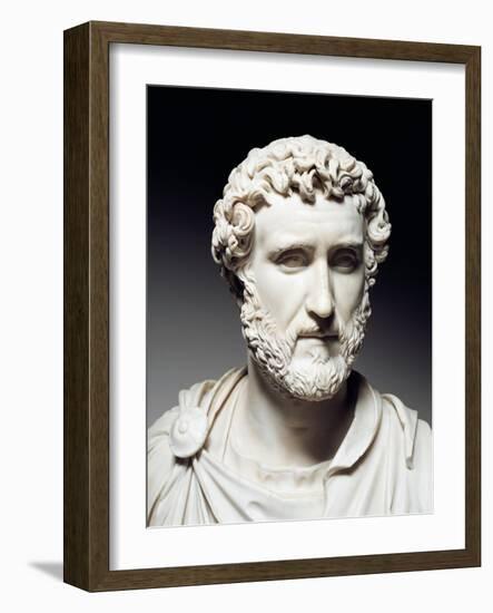 Cast Sculpture of Head of Antoninus Pius-null-Framed Giclee Print