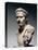 Cast Sculpture of Head of Emperor Trajan-null-Stretched Canvas