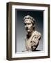 Cast Sculpture of Head of Emperor Trajan-null-Framed Giclee Print