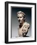 Cast Sculpture of Head of Emperor Trajan-null-Framed Giclee Print