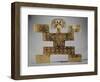 Cast Tumbaga Pectoral, from Huaca Del Dragon, Caldas, Colombia, Tolima Style-Pre-Columbian-Framed Giclee Print