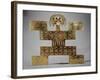 Cast Tumbaga Pectoral, from Huaca Del Dragon, Caldas, Colombia, Tolima Style-Pre-Columbian-Framed Giclee Print