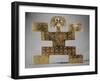 Cast Tumbaga Pectoral, from Huaca Del Dragon, Caldas, Colombia, Tolima Style-Pre-Columbian-Framed Giclee Print