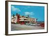 Castaway Beach Motel-null-Framed Art Print