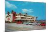 Castaway Beach Motel-null-Mounted Art Print