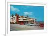 Castaway Beach Motel-null-Framed Art Print