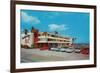 Castaway Beach Motel-null-Framed Art Print