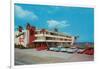 Castaway Beach Motel-null-Framed Art Print