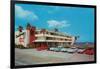 Castaway Beach Motel-null-Framed Art Print
