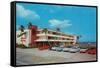 Castaway Beach Motel-null-Framed Stretched Canvas