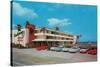 Castaway Beach Motel-null-Stretched Canvas