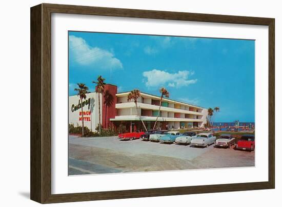 Castaway Beach Motel-null-Framed Art Print