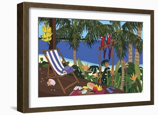 Castaway Paradise-Cindy Wider-Framed Giclee Print